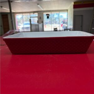 Elegant Red Baking Dish